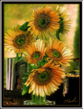Sunflowers in Vase  