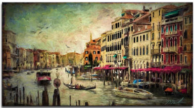 The Grand Canal - Textured Image