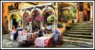 Lunch in Taormina  