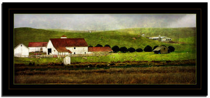 Valley Ford Farm - Textured Image