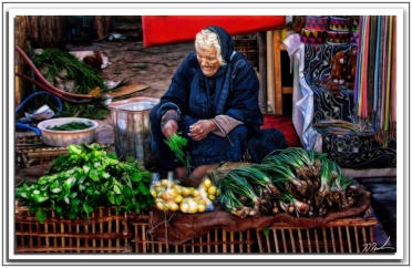 Selling Vegetables 