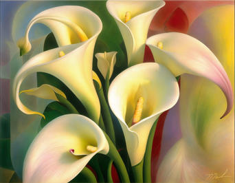 Window Light Callas