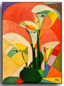 Picasso Lilies