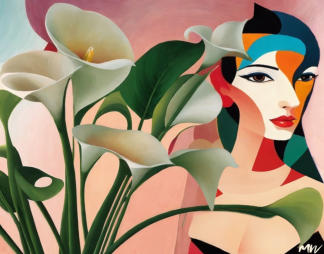 Woman with Callas