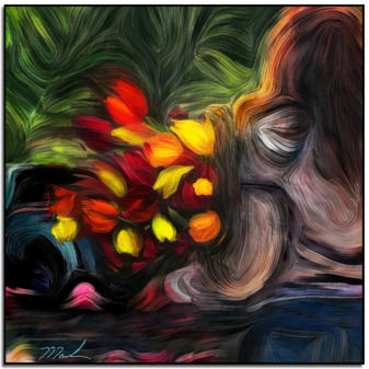 Woman with Bouquet 